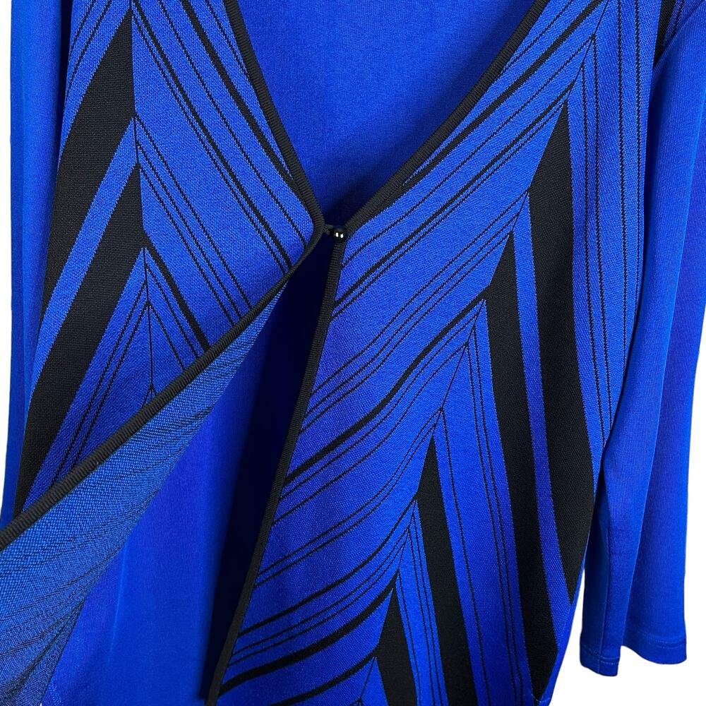 Exclusively Misook Striped Cardigan Sweater - Picture 8 of 8